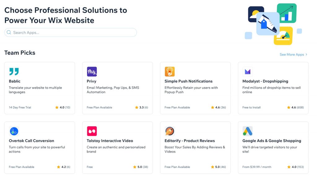 Wix App Market